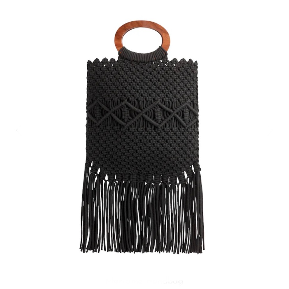 Danielle Nicole Macram Handbag - image 1